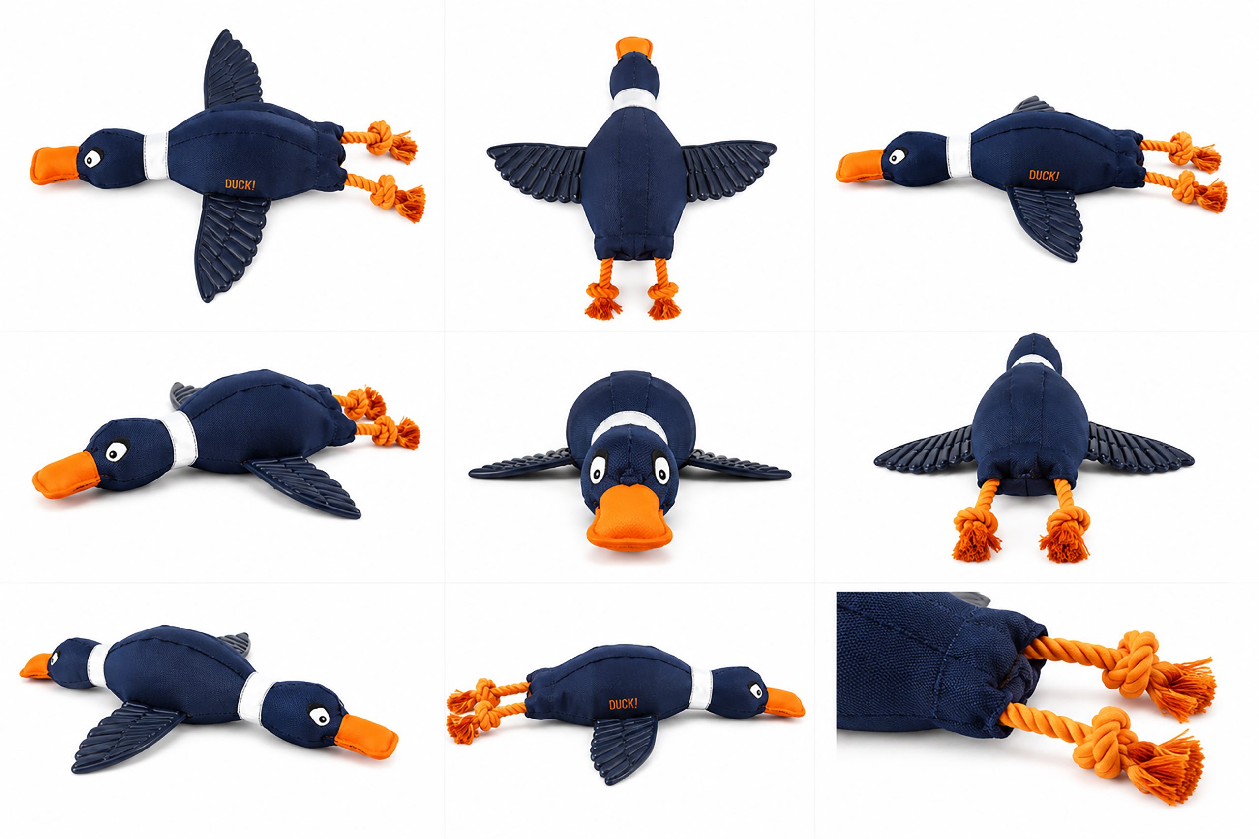 Throwing Duck with Rubber Wings Dog Toy - Image 11