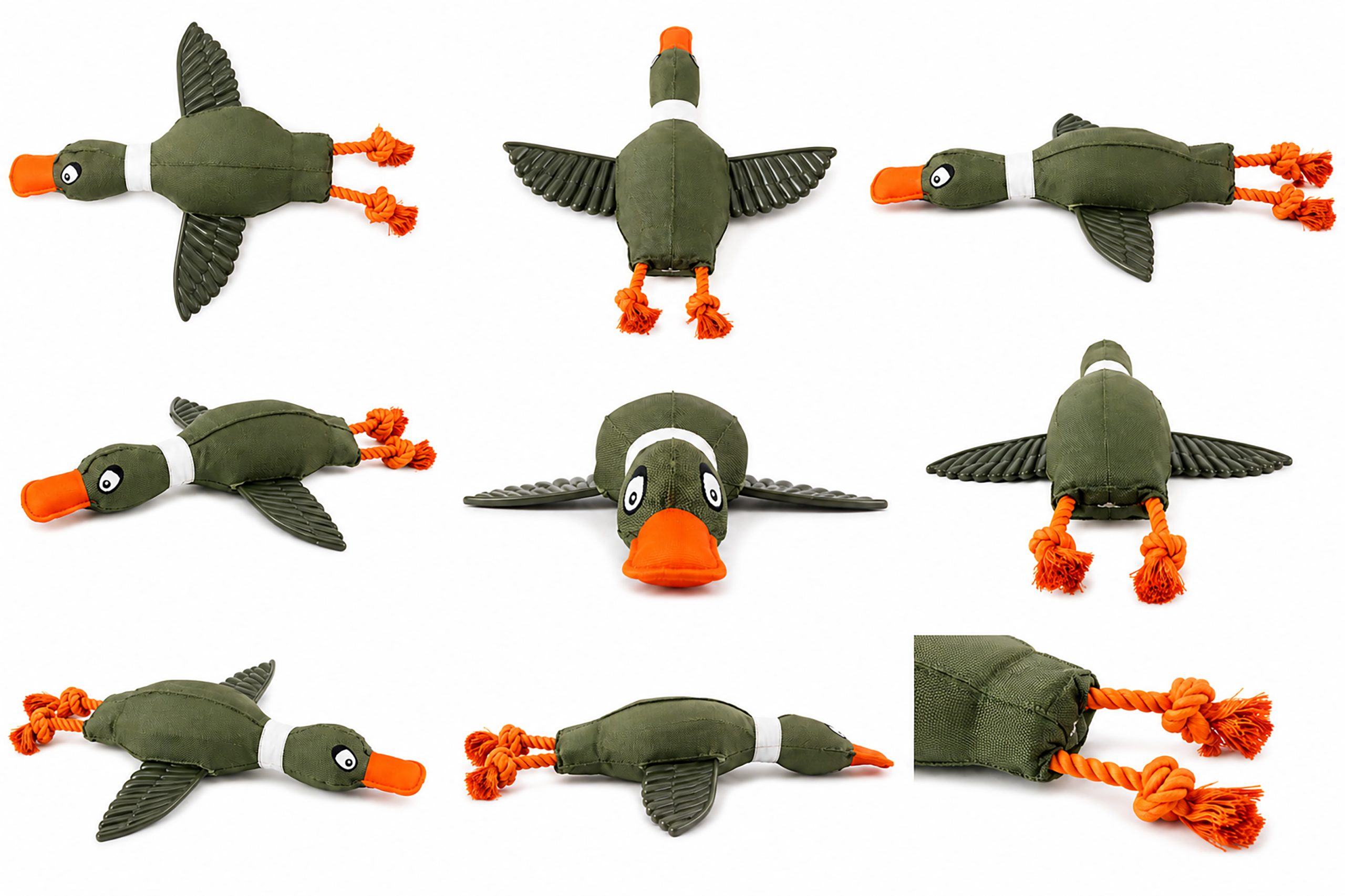 Throwing Duck with Rubber Wings Dog Toy - Image 10