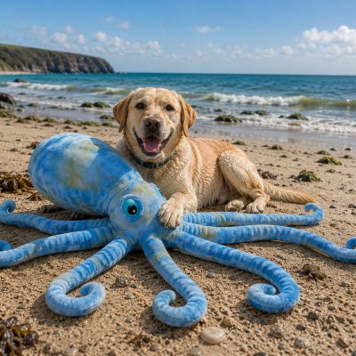 Supersized Giant Kraken Dog Toy