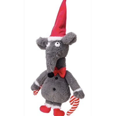 Christmas Cartoon Rat Large Dog Toy