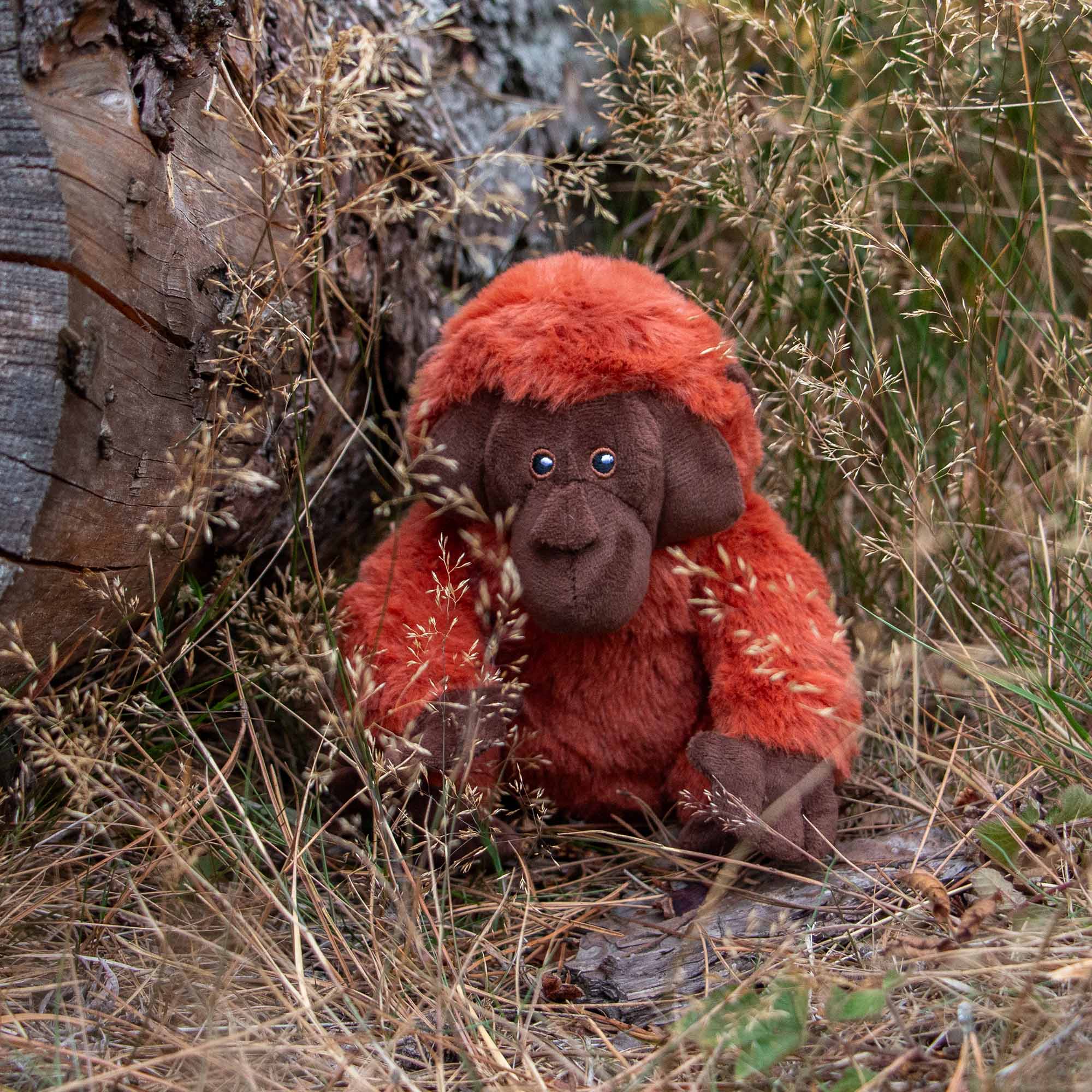 Ollie the Orangutan Mini Eco Dog Toy - Image 2