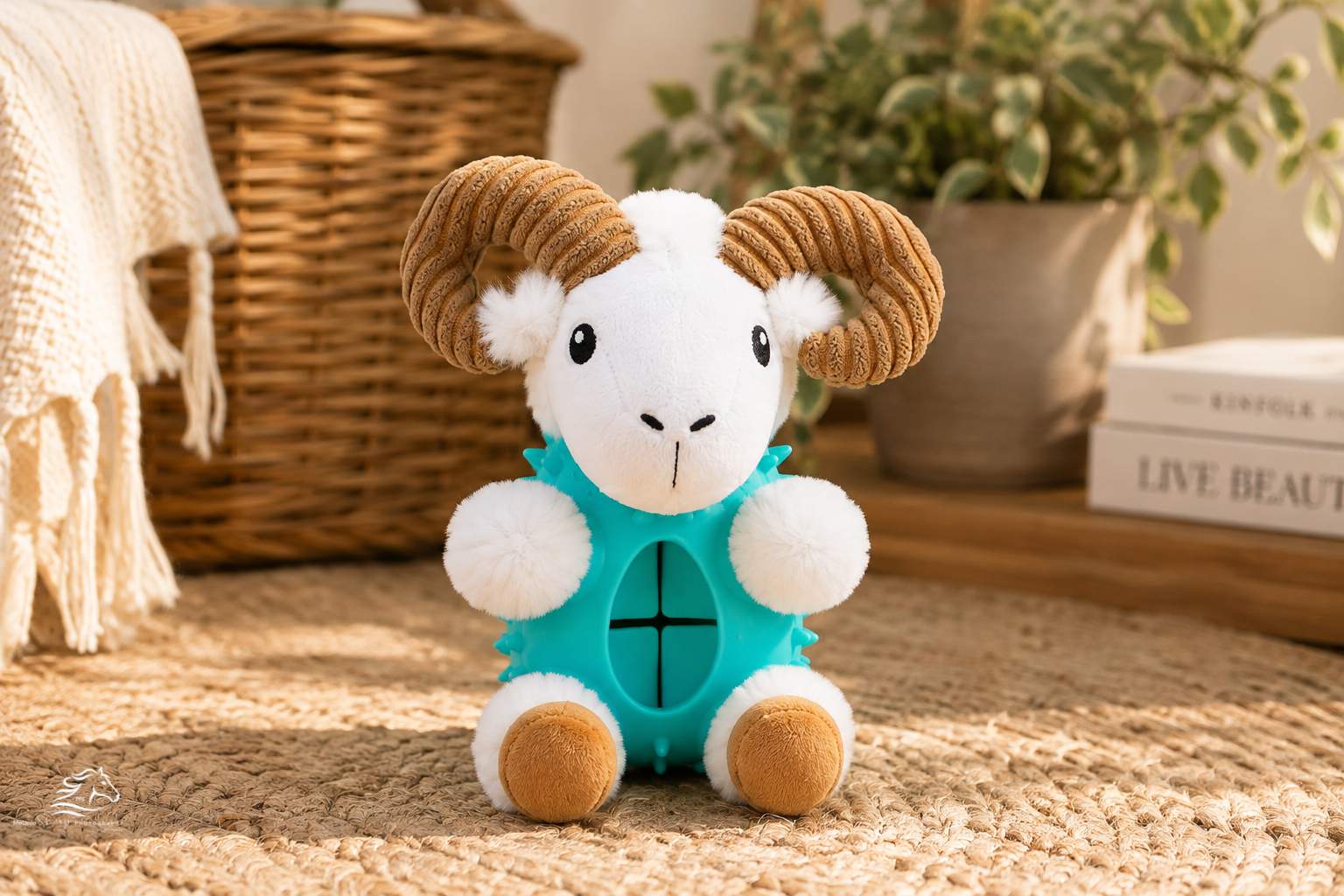 Treat Belly Ram Dog Toy - Image 2