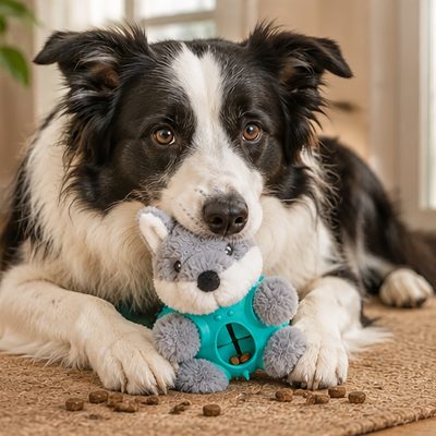 Treat Belly Wolf Dog Toy