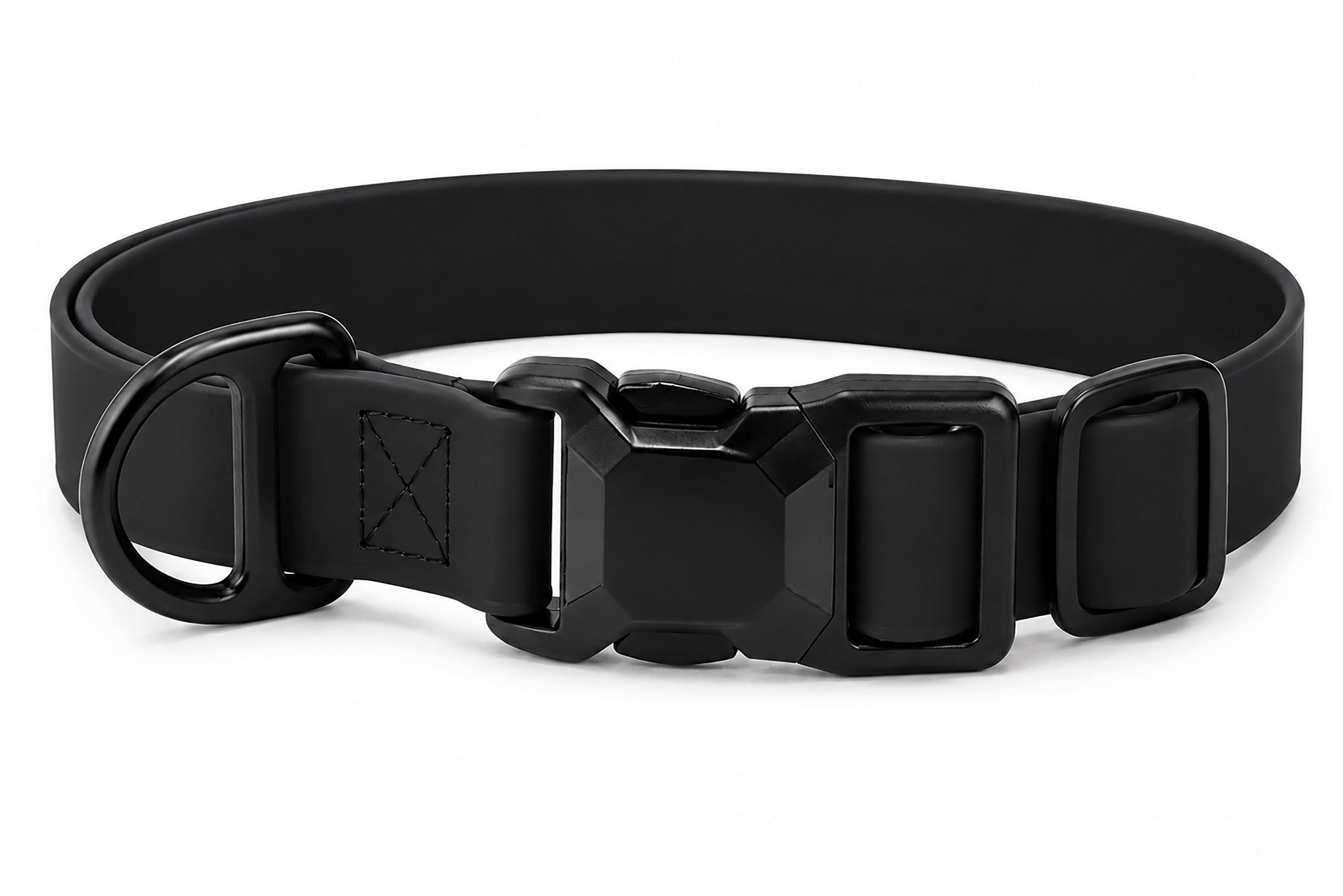 Black Biothane Dog Collars