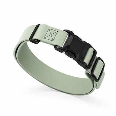 Green Biothane Dog Collars