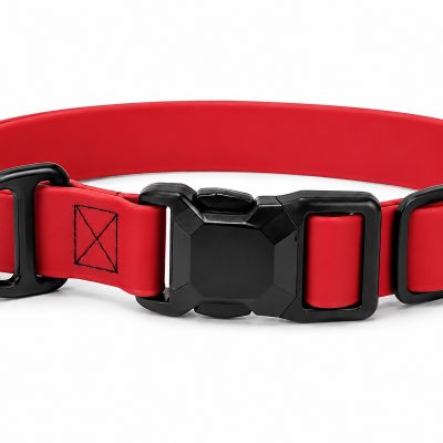 Red Biothane Dog Collars