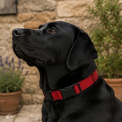 Red Biothane Dog Collars