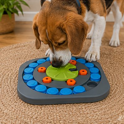 Puzzle Wheel Interactive Dog Treat Puzzle