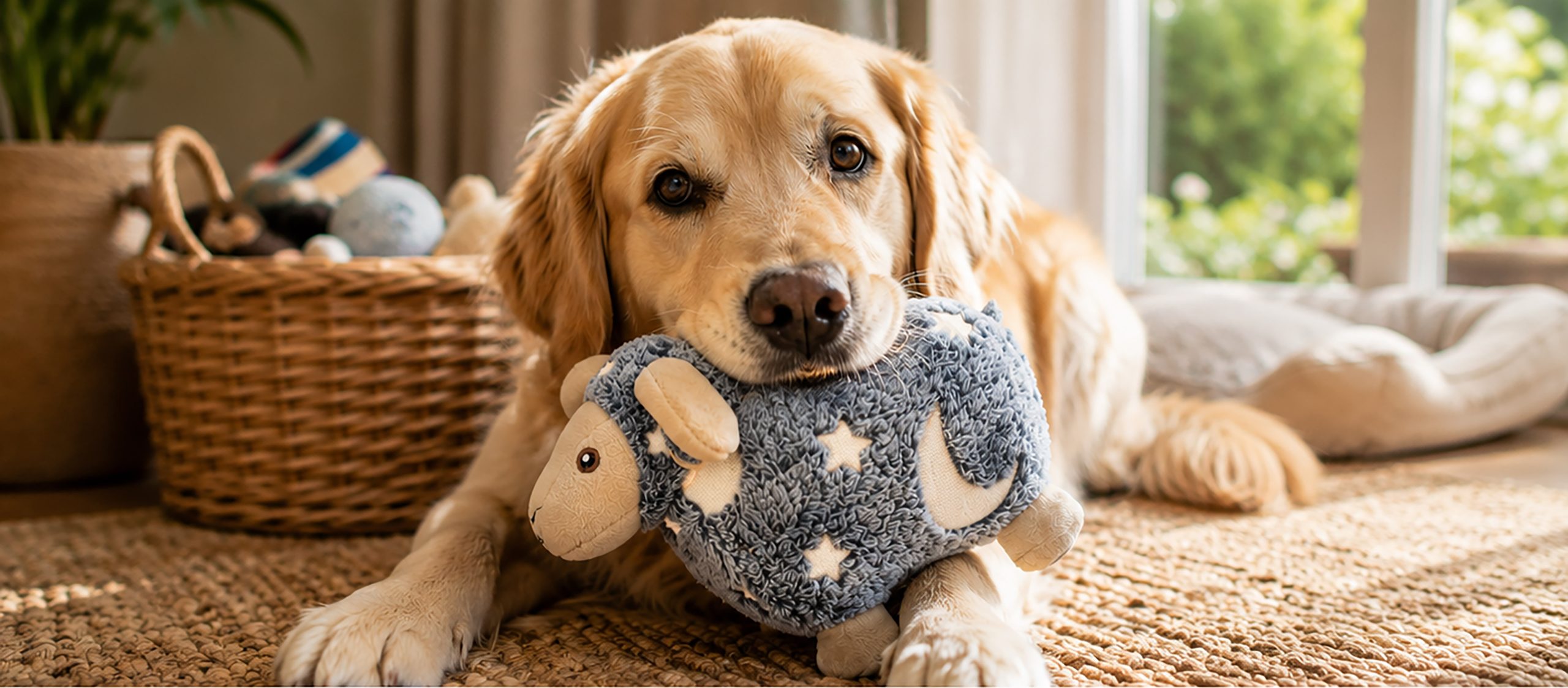 Glow in the Dark Ram Dog Toy - Image 3