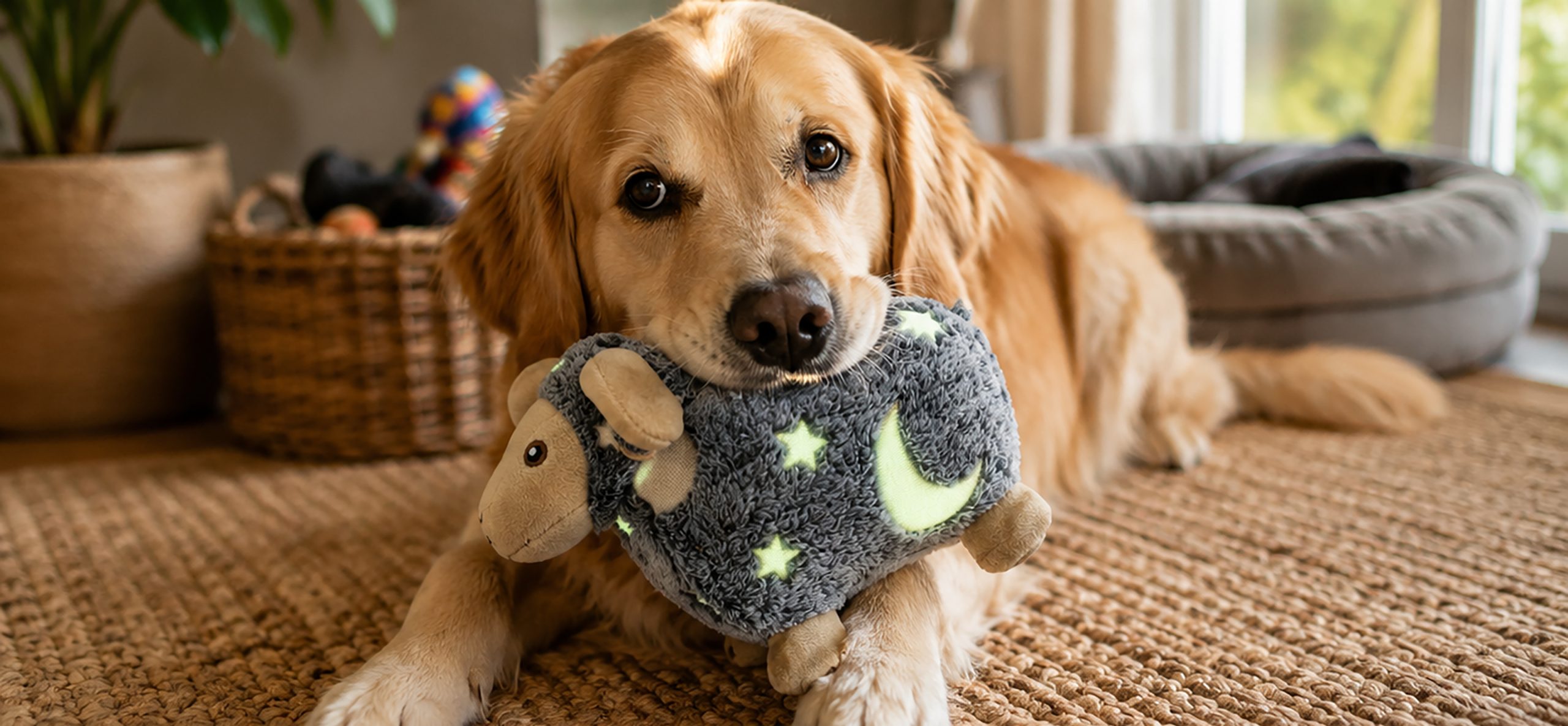Glow in the Dark Ram Dog Toy - Image 8
